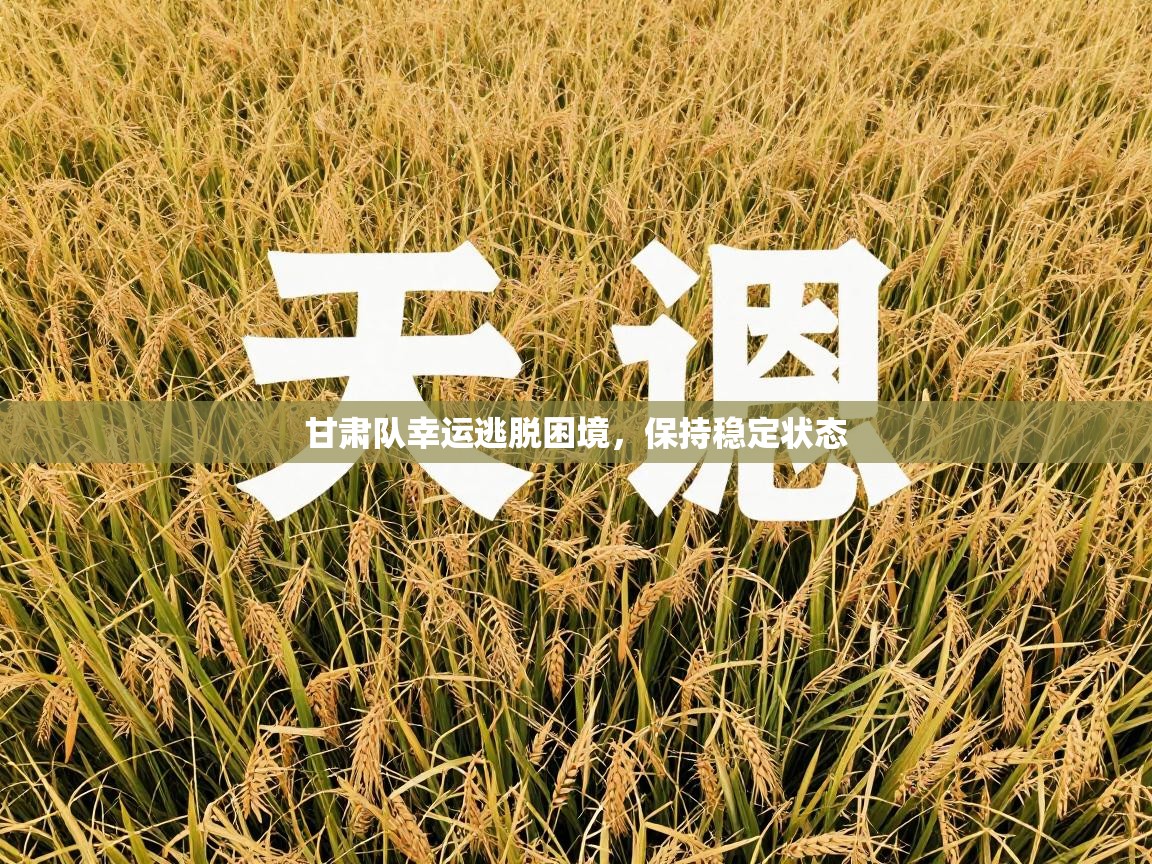 甘肃队幸运逃脱困境，保持稳定状态  第1张