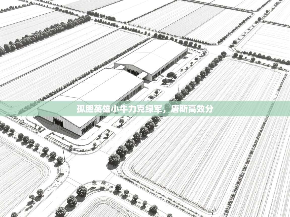 孤胆英雄小牛力克绿军，唐斯高效分  第1张